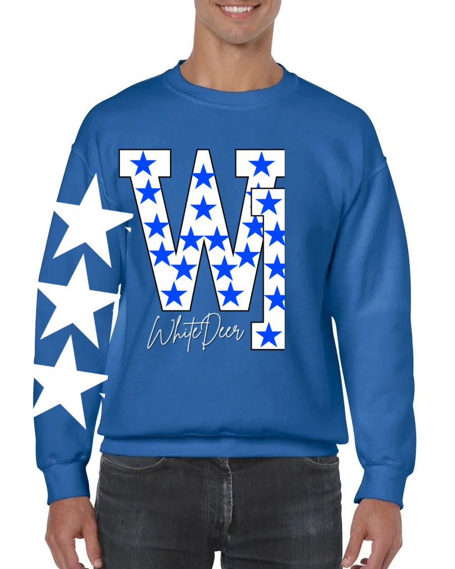 White Deer School Star Sweatshirt PRE-ORDER