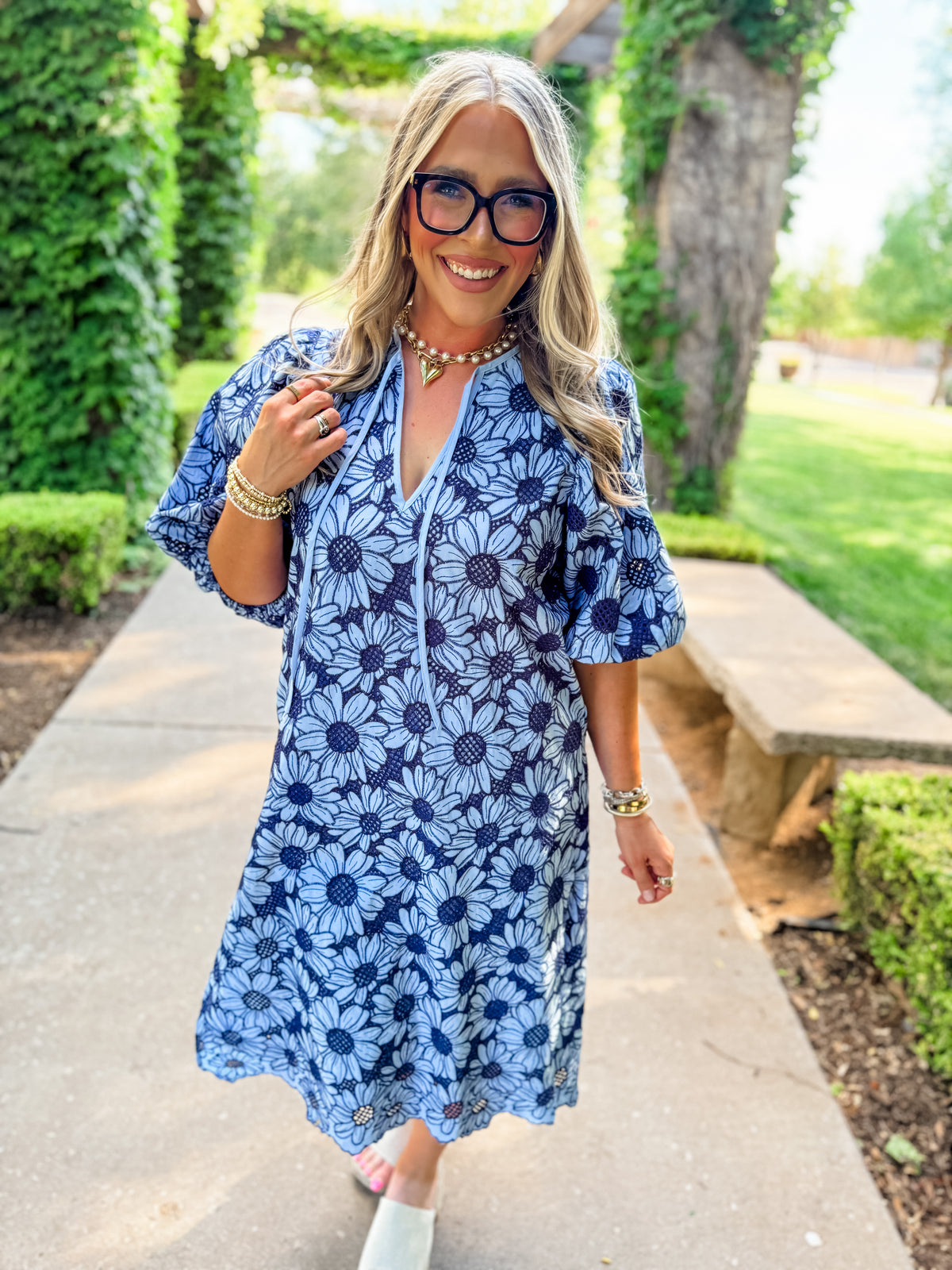Pamela Deep Sea Dress
