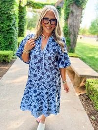 Pamela Deep Sea Dress