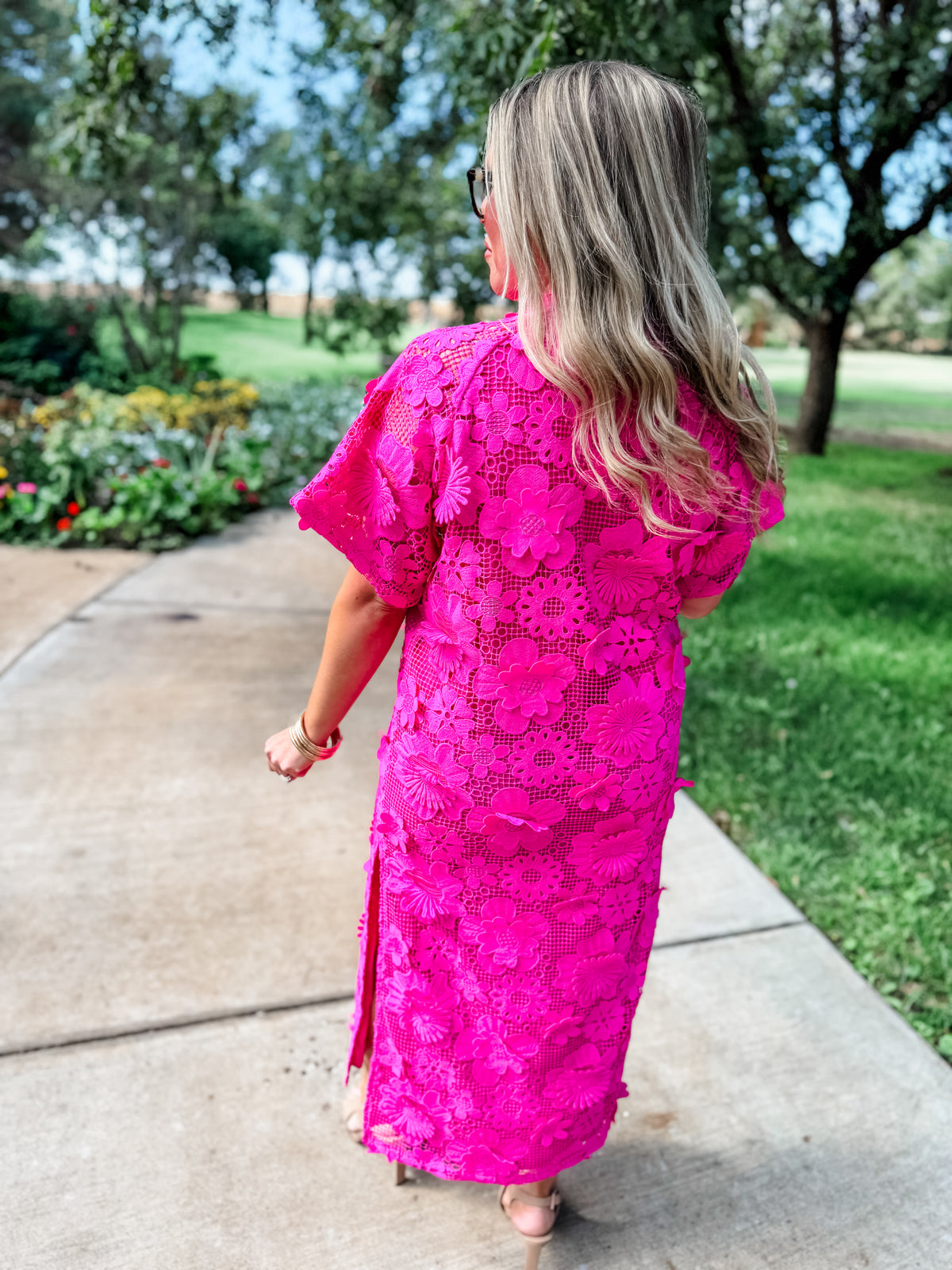 Leighton Magenta Dress
