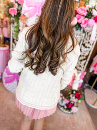 Pastel Tweed Cardigan