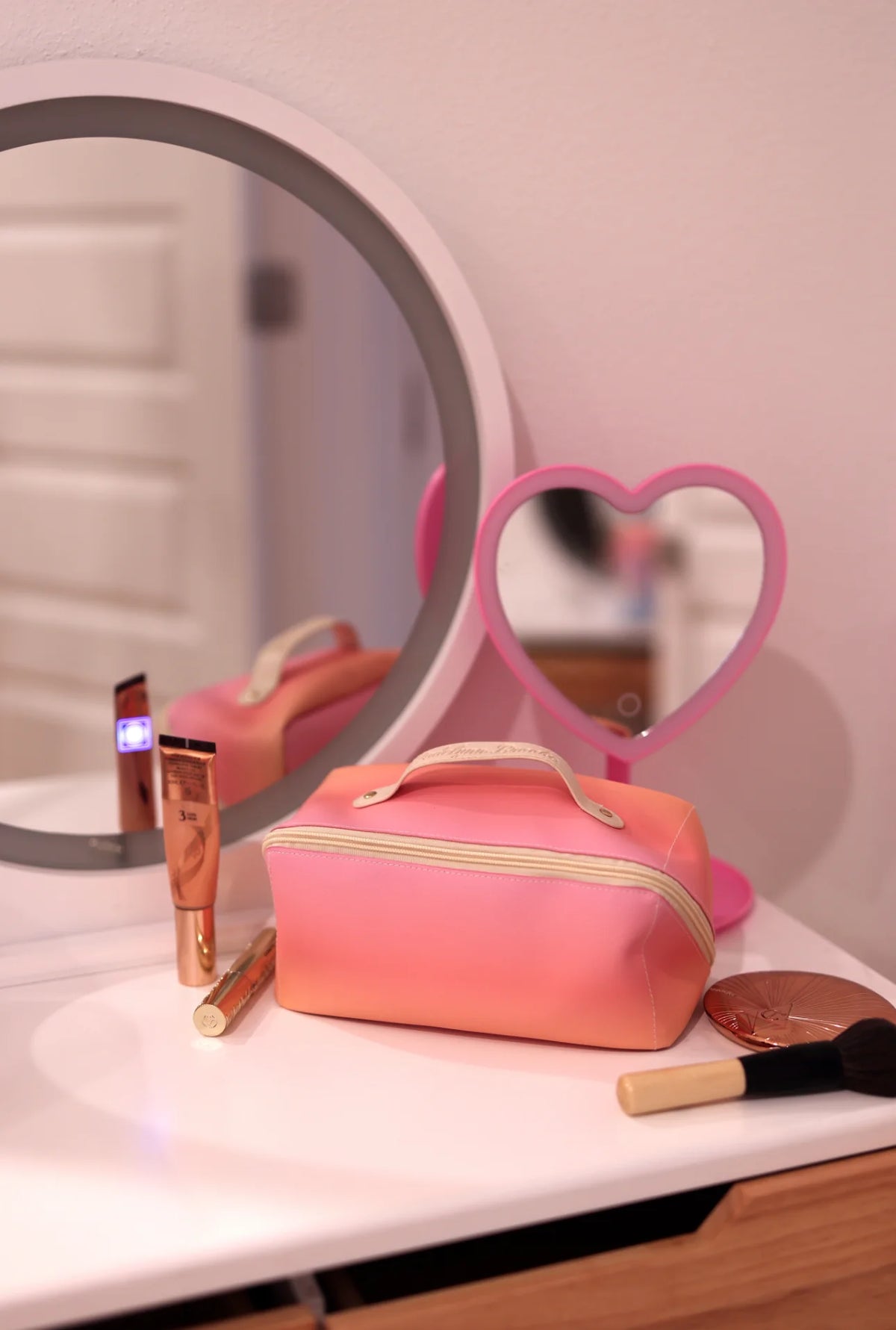 Hold All Cosmetic Bag - Sunset Gradient