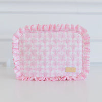 Ruffled Nylon Pouch XL