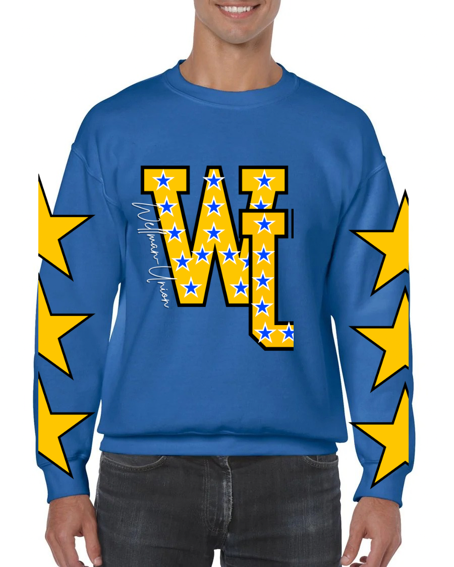 Wellman Union School Star Sweatshirt PRE-ORDER