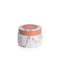 Havana Vanilla Modern Marble Printed Travel Tin Candle