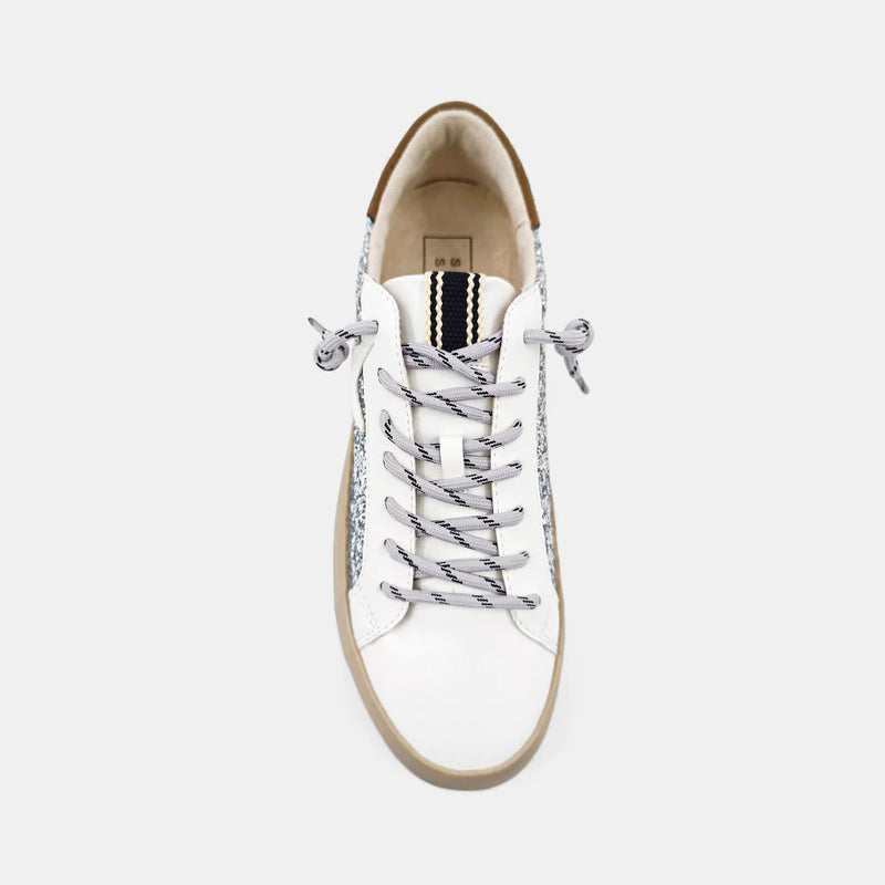 Paula Silver Sparkle Sneakers – ishopfleurish