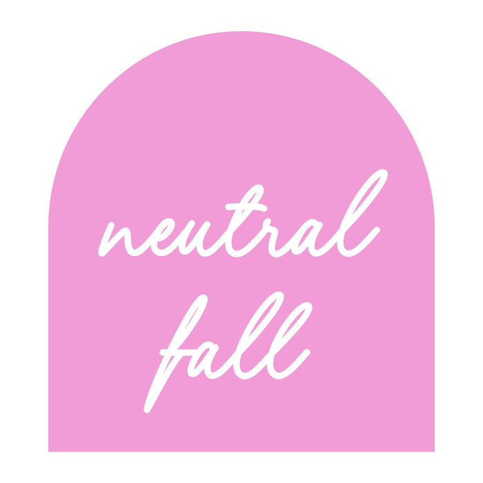 Neutral Fall Collection