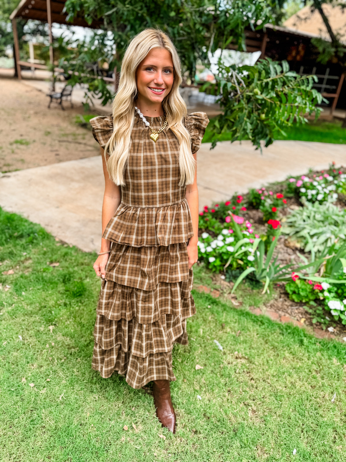 Harvest Plaid Dress