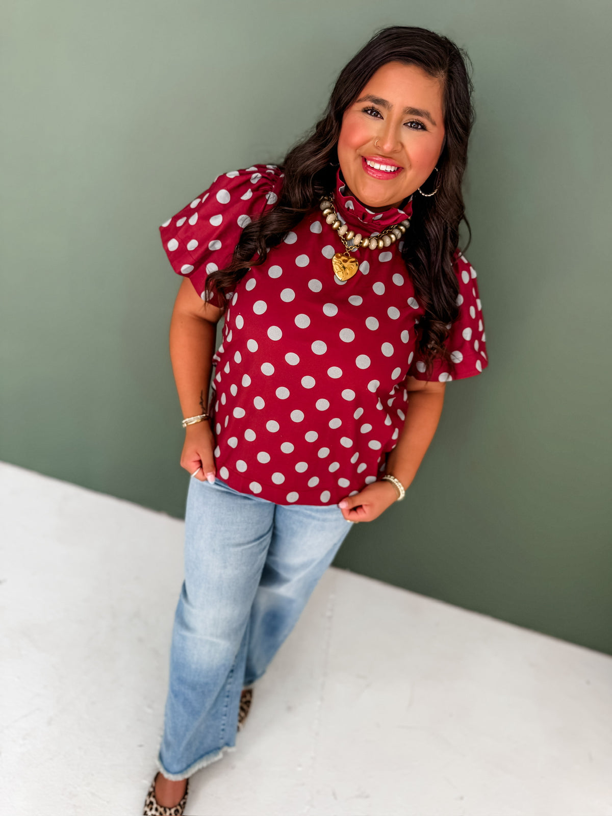 Polly Ruffle Top