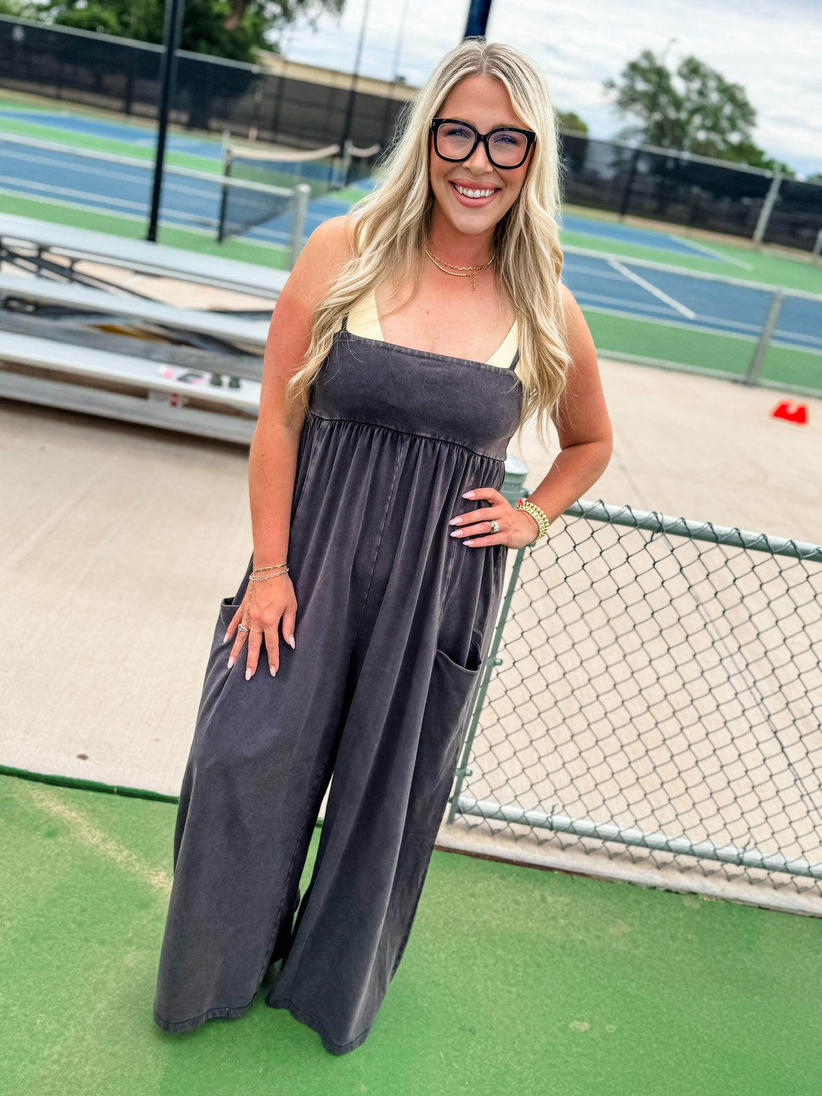 HOT SHOT STRAPPY ONESIE