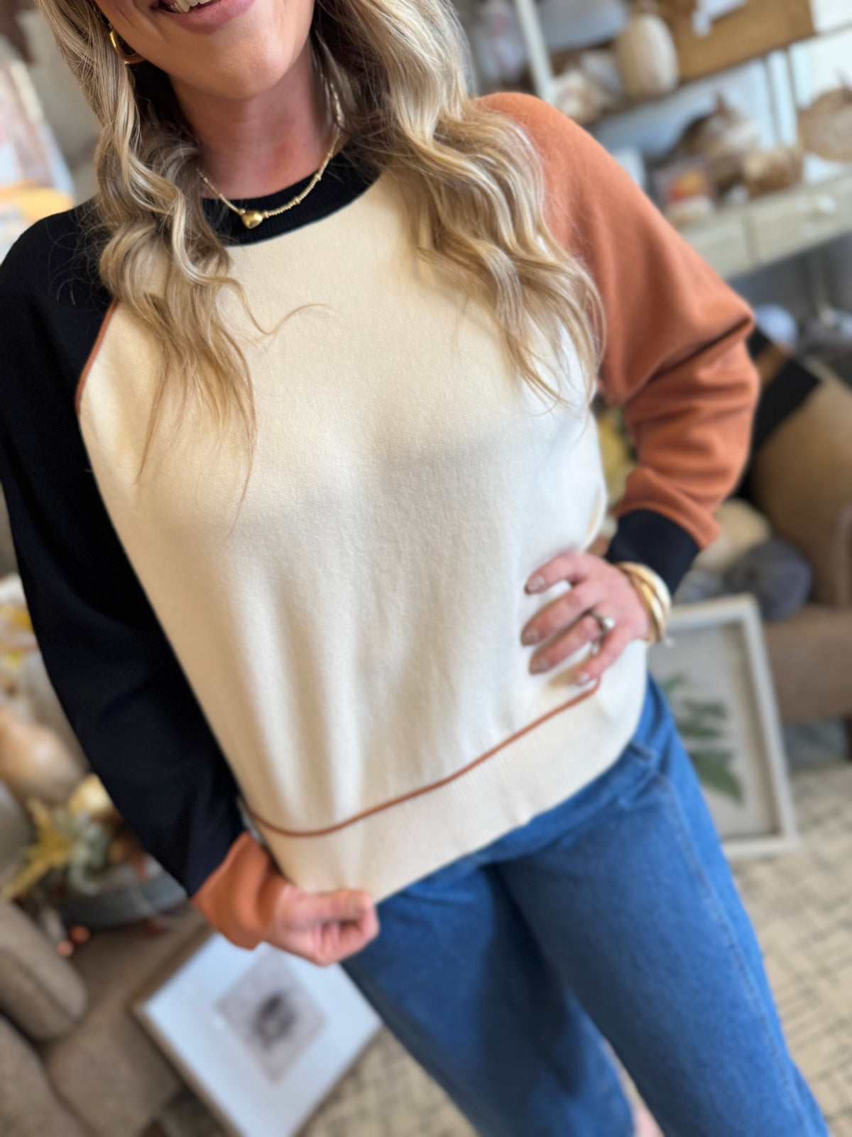 Falling Back Sweater