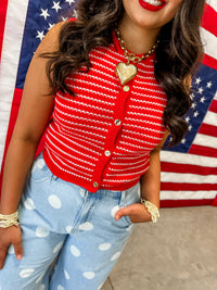 Dally Button Top
