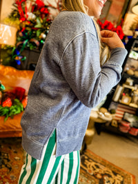 Dont Make Me Text Santa Crew Neck