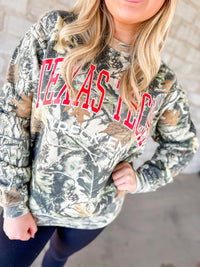 Camo TTU Filled Gault Sweatshirt