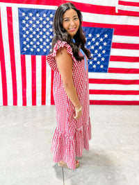 Red Daisy Dress
