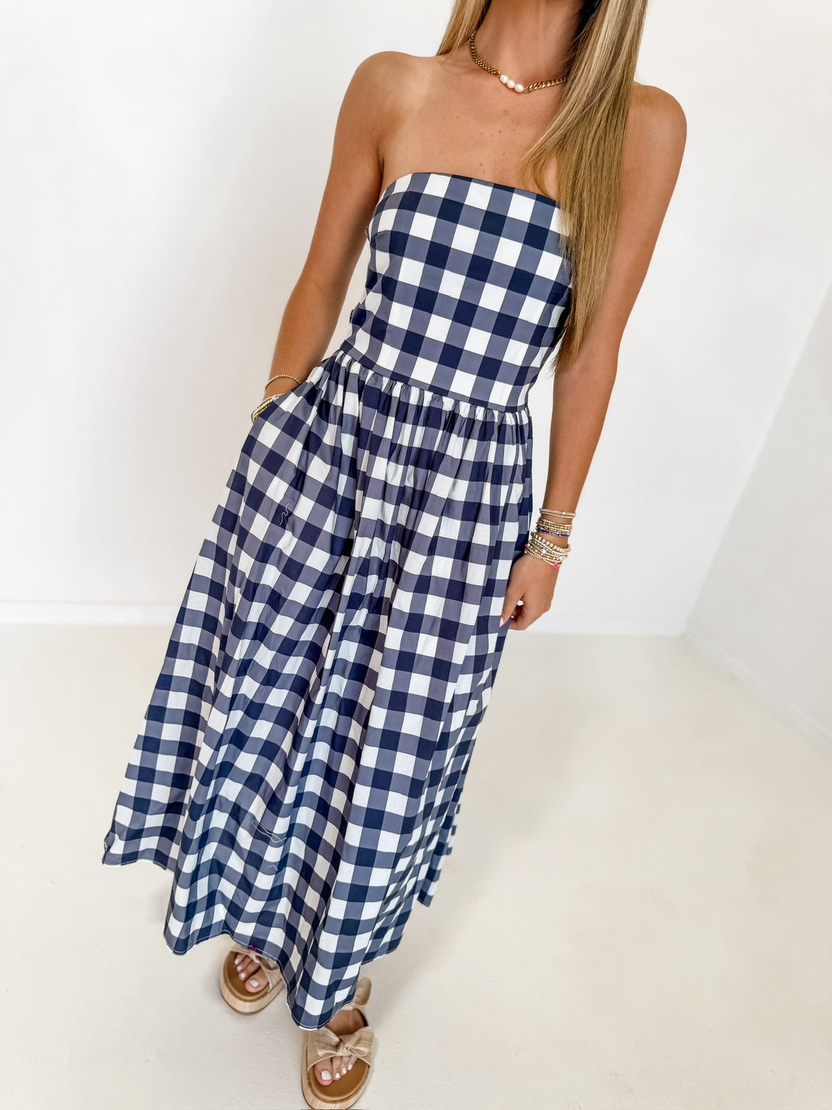 Gisele Gingham Dress