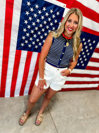 Dally Button Top