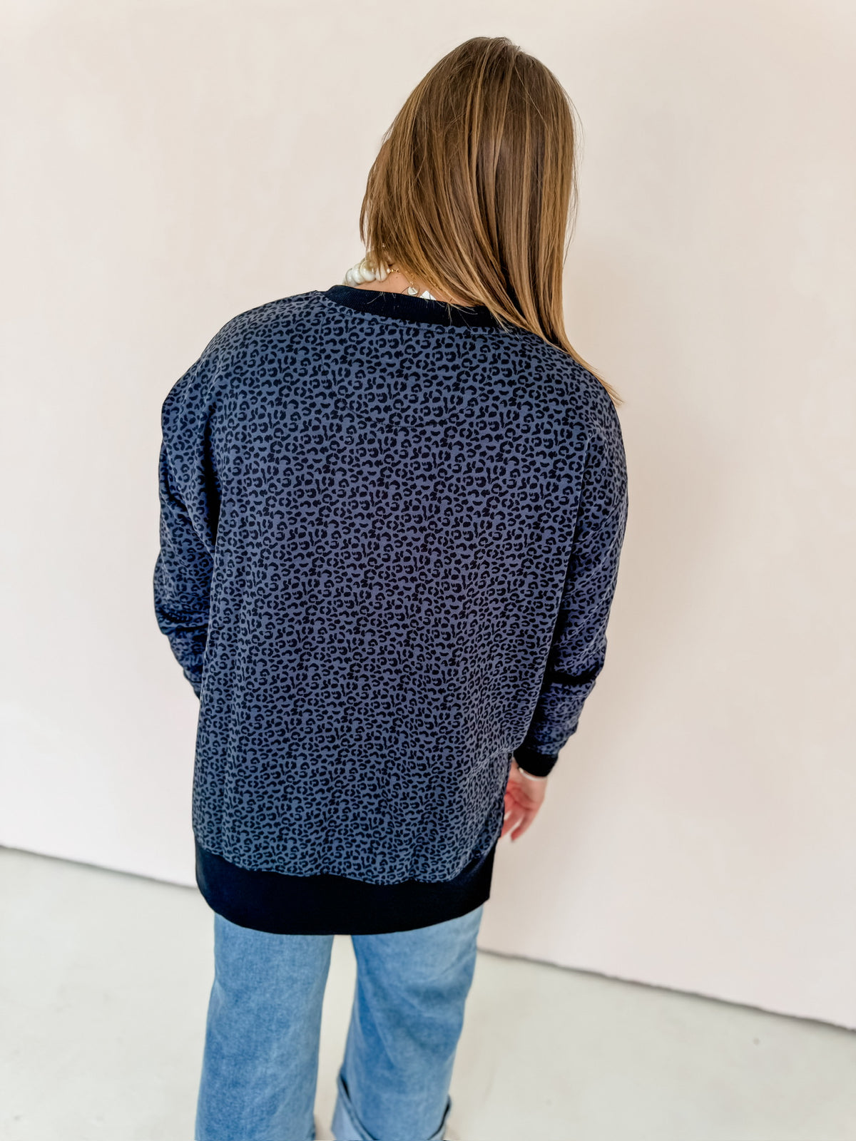Midnight Cheetah Pullover