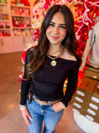 Shay off the shoulder top