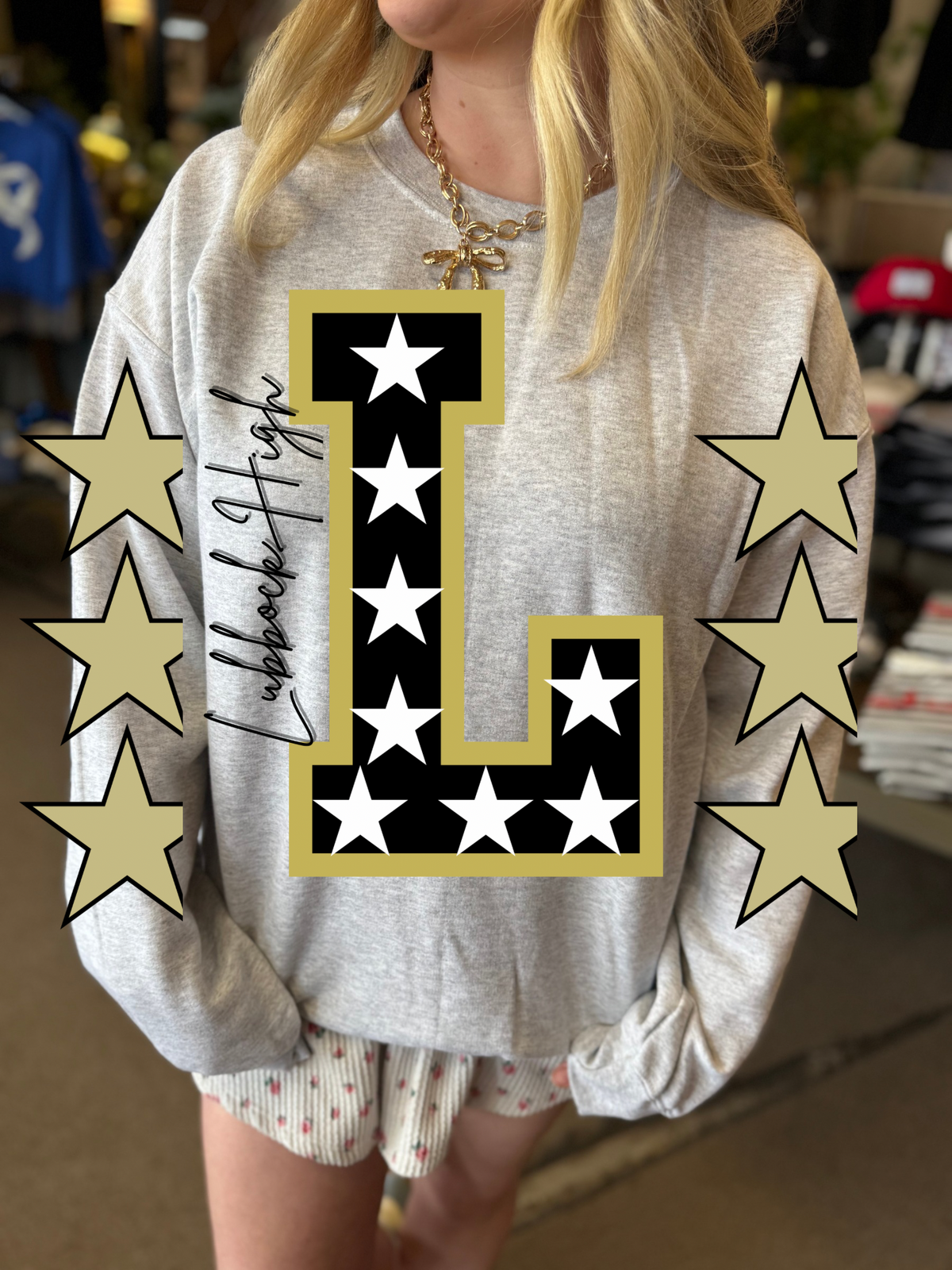 Lubbock High Star Sweatshirt PRE-ORDER