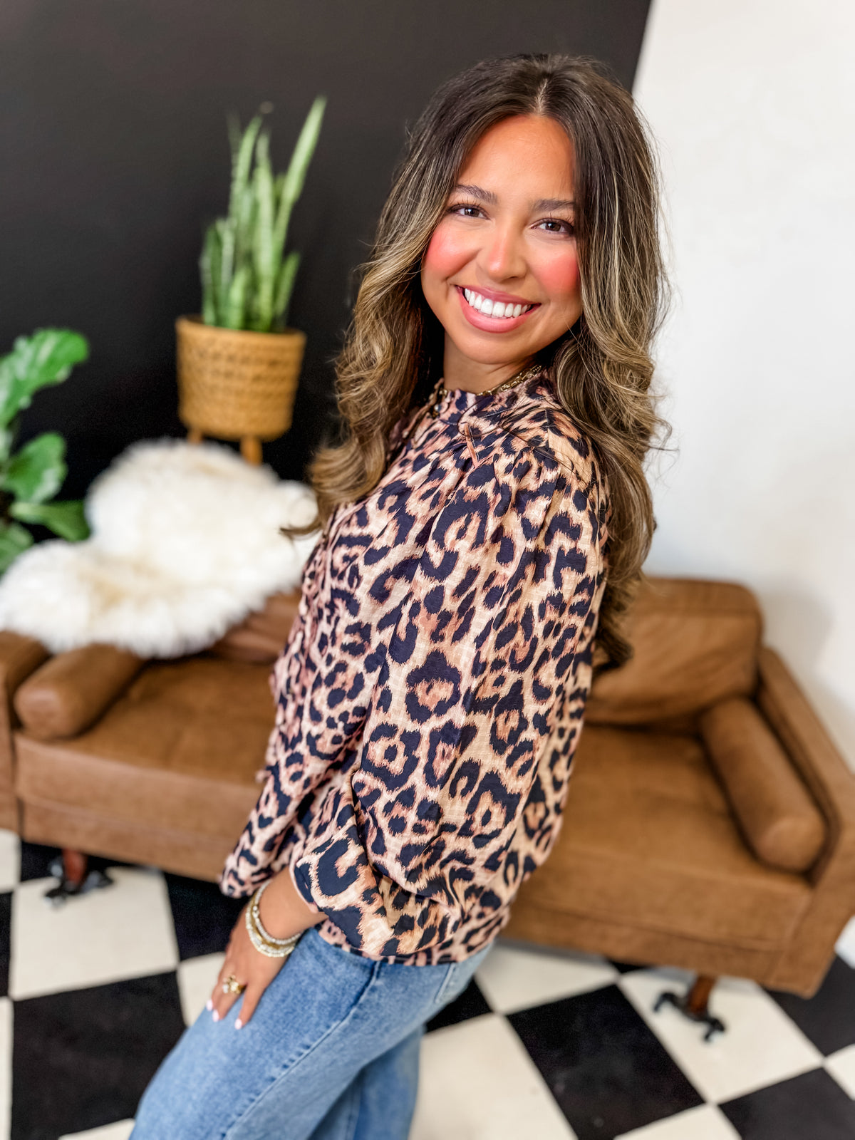 Leopard Dreaming Blouse