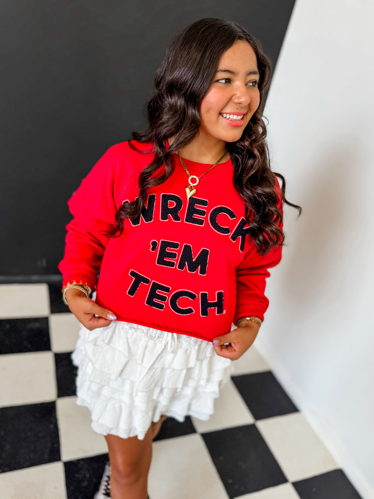 Wreck Em Chenille Sweatshirt