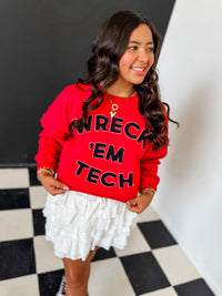Wreck Em Chenille Sweatshirt