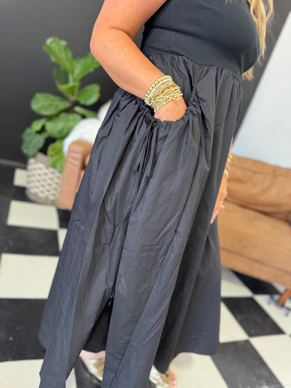 Macey Black Dress