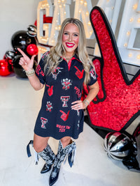 Texas Tech Logo Patch Dress