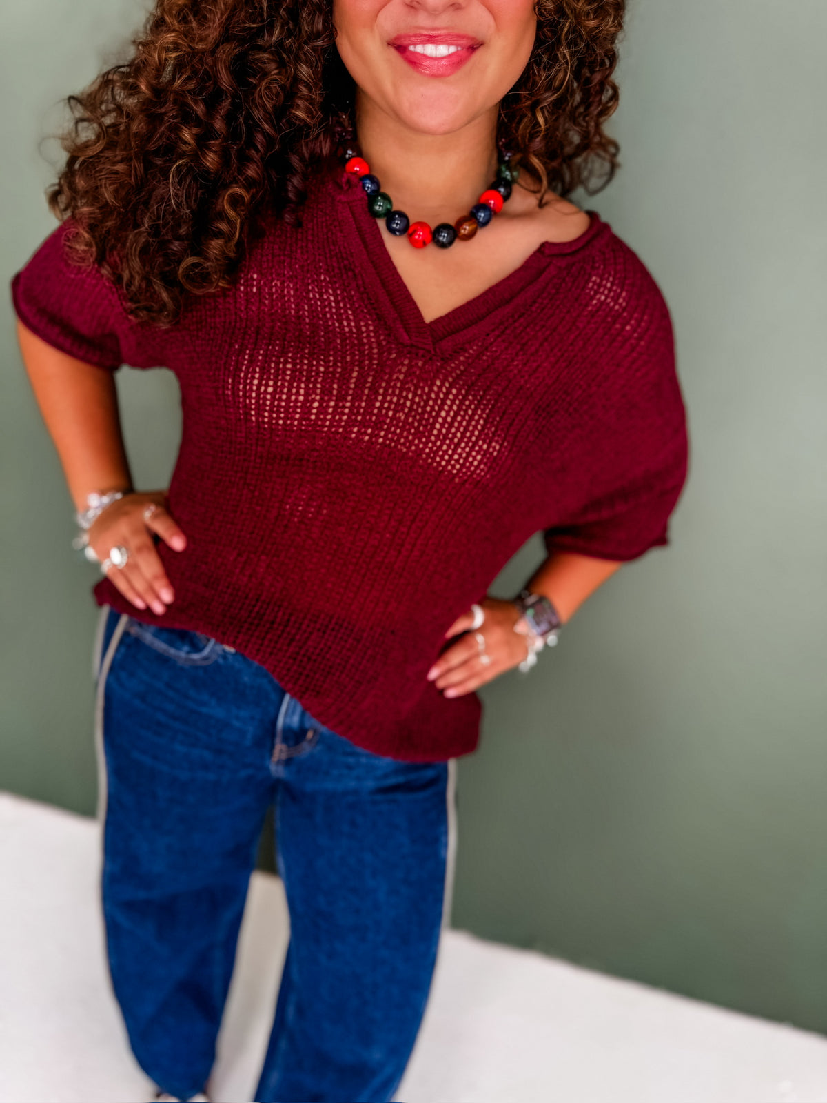 Berry Bliss Knit Top