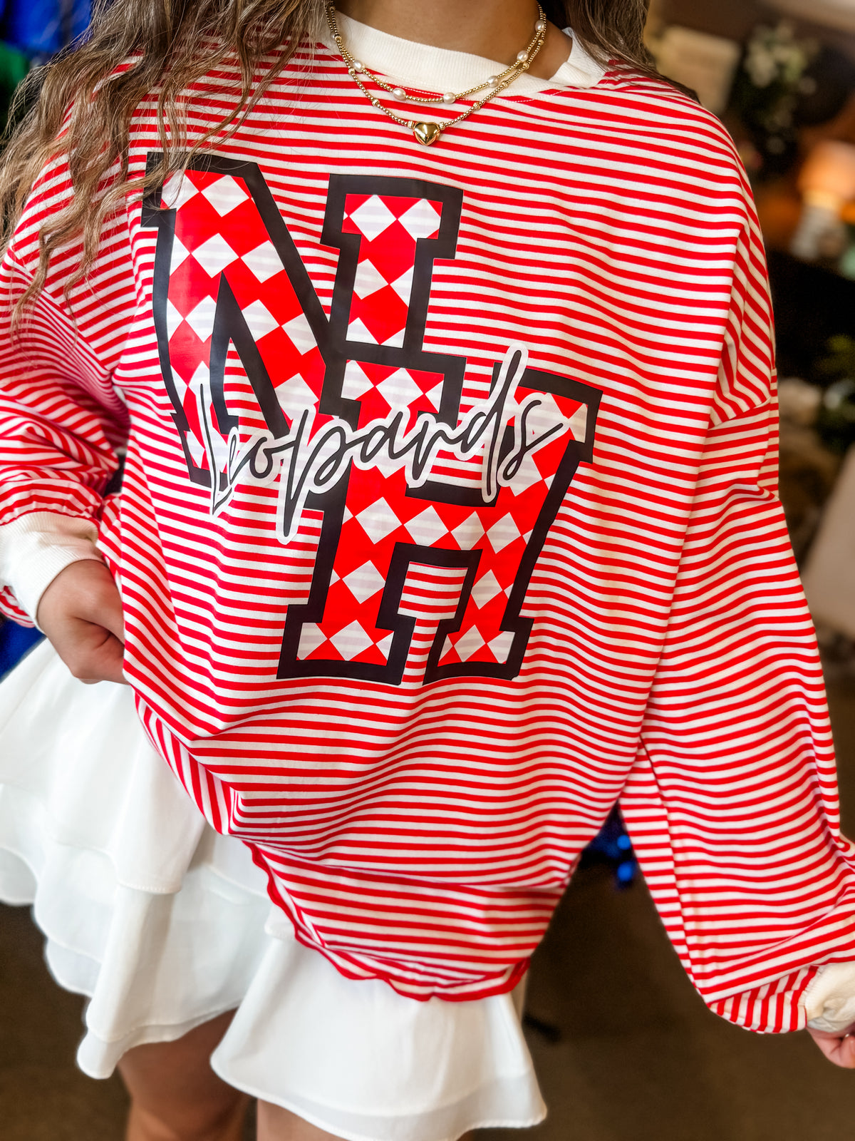New Home Stripe Spirit Top
