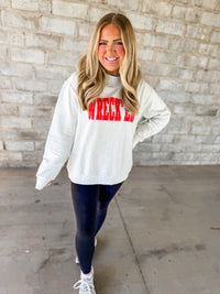 Wreck 'Em Mock neck Sweater