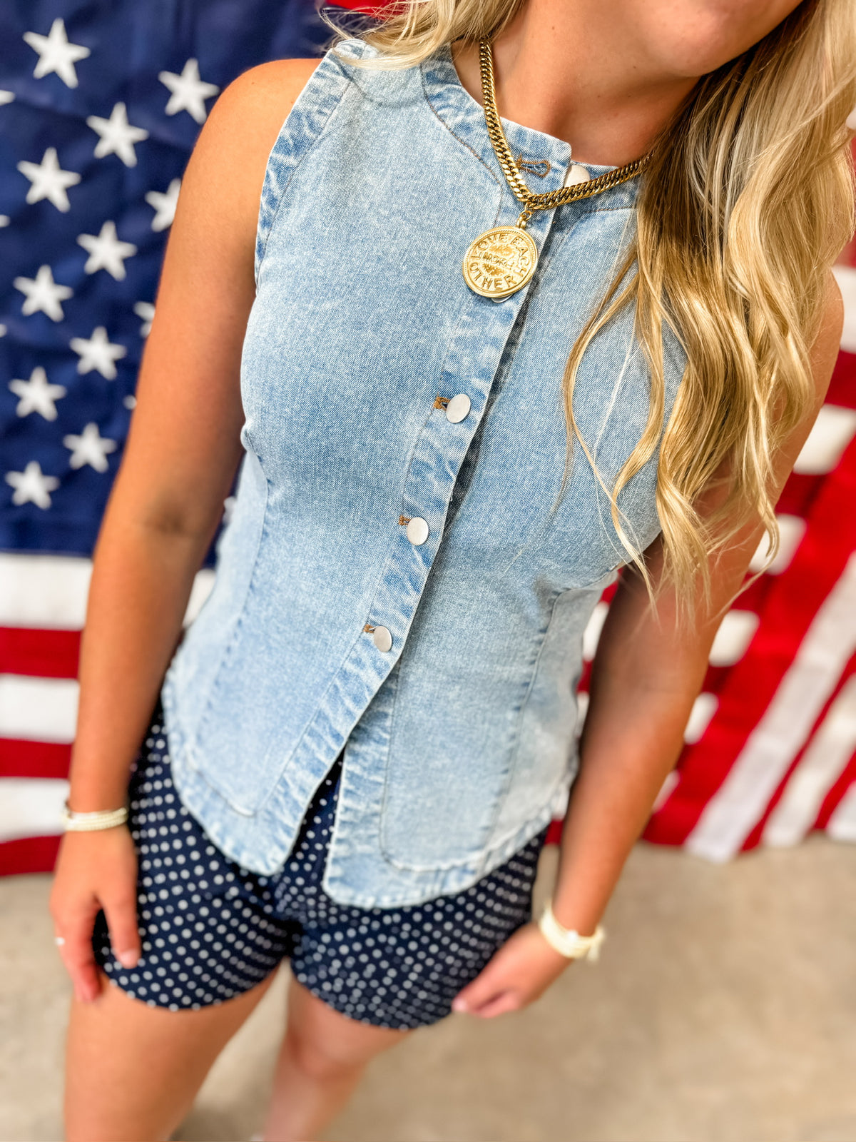 Kacey Denim Vest