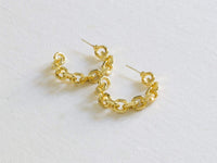 Orla Chain Hoop Earrings