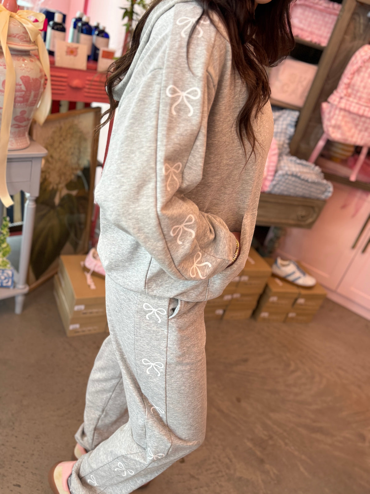 Girly Bow Jogger Set