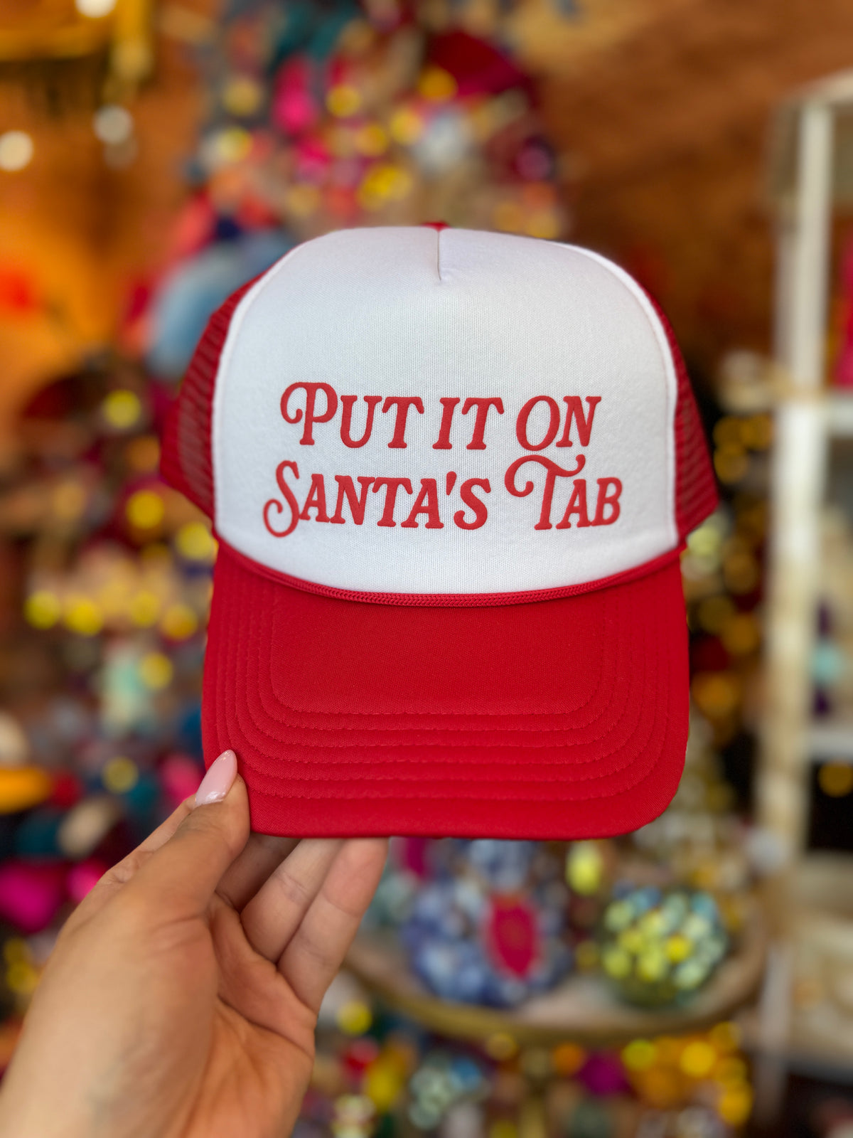 Put it on Santa's Tab Hat