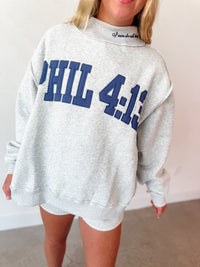 Phil 4:13 Mock Neck