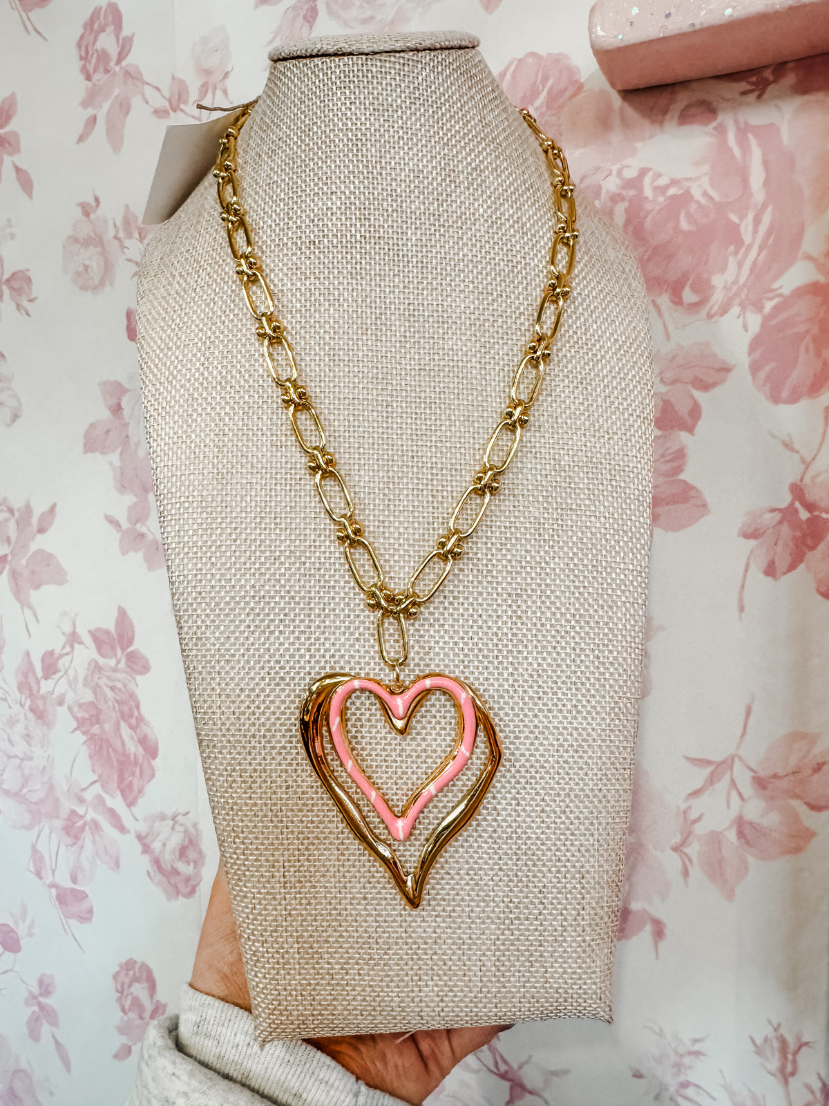 Double Heart Necklace