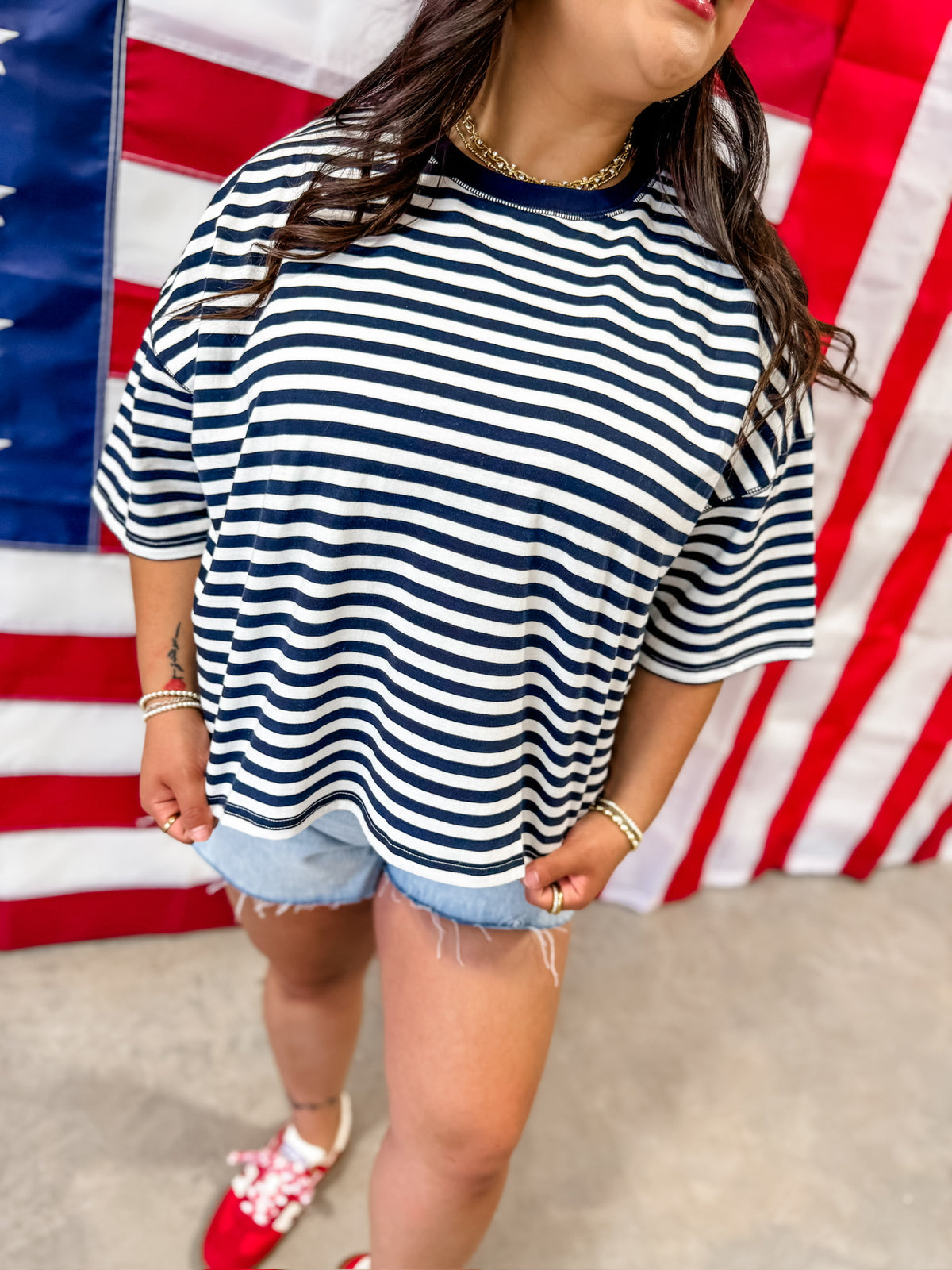 Marie Stripe Top