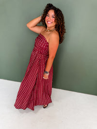 Pretty in Burgundy Dress