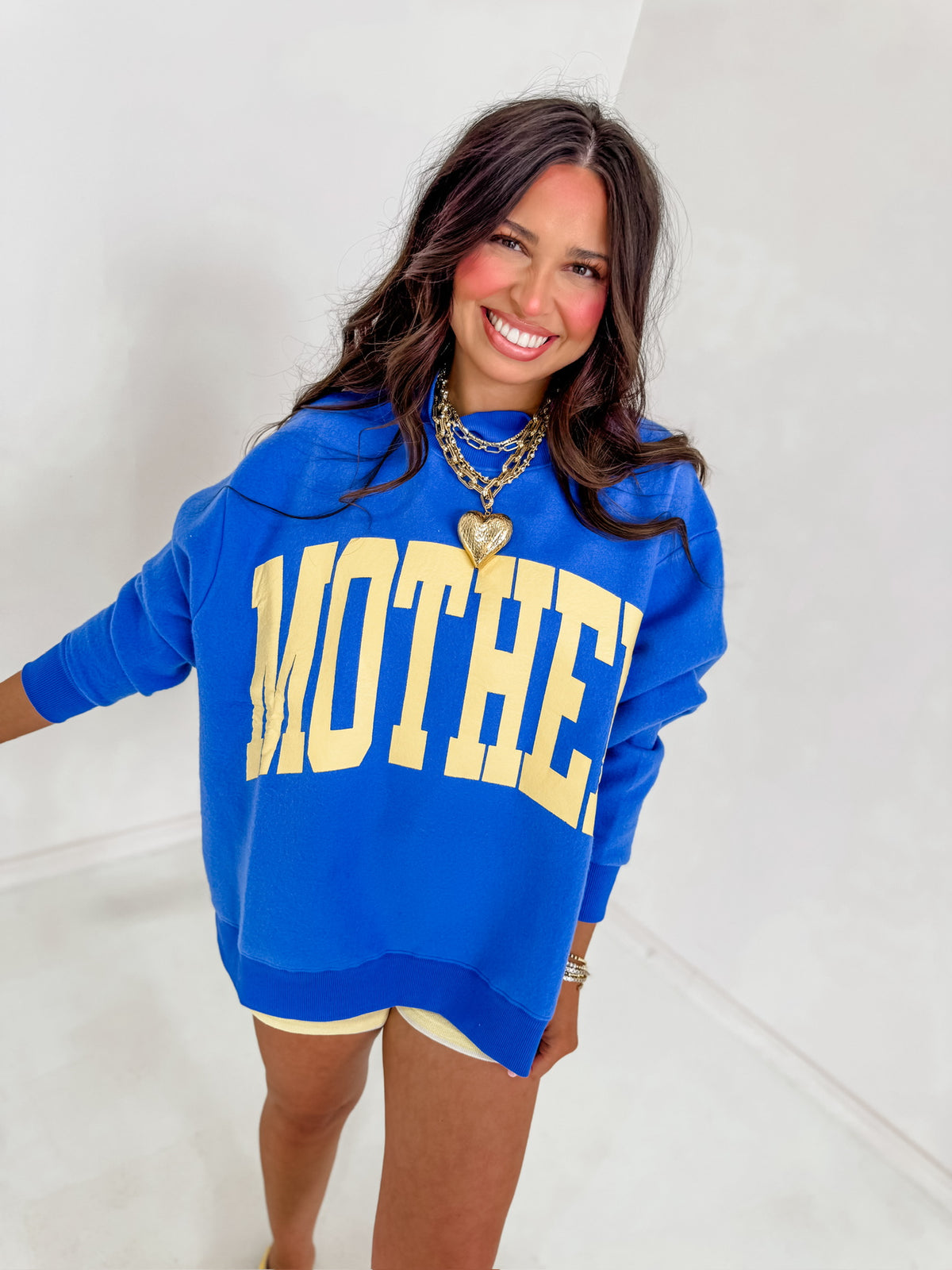 Mother 2 Sided Mockneck
