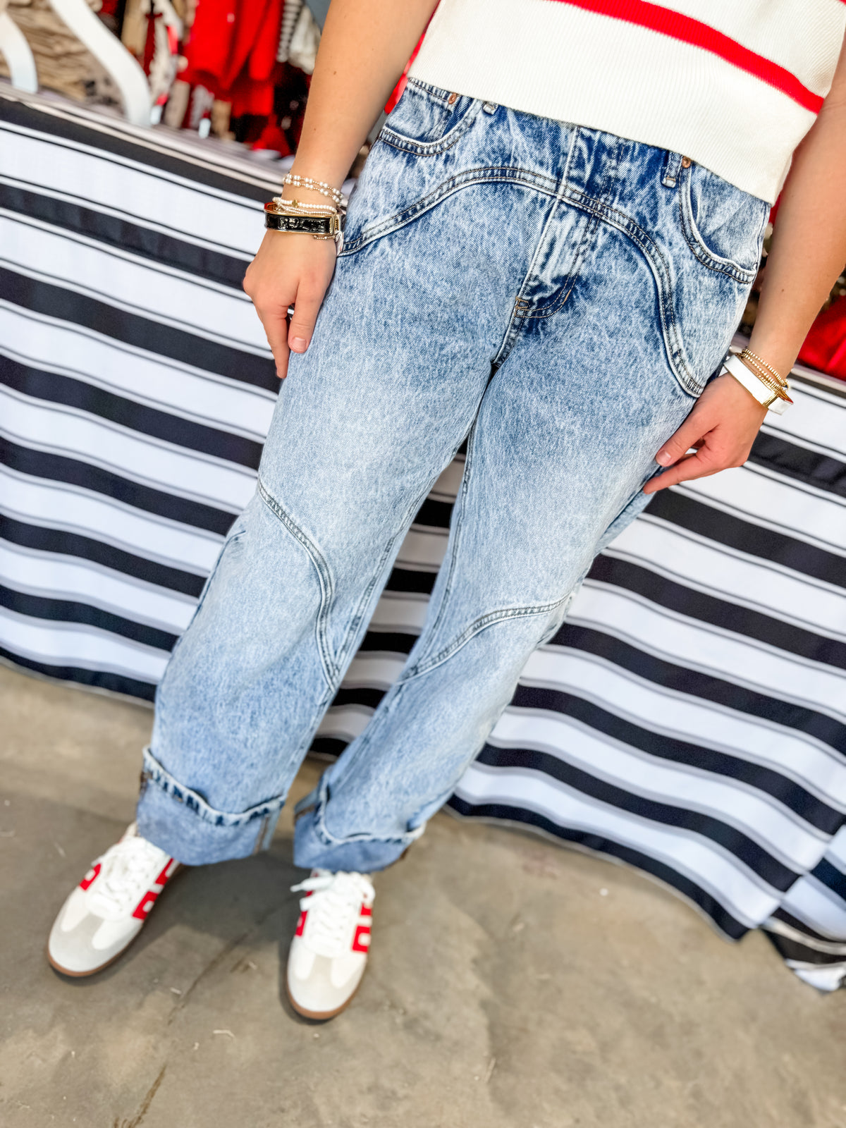 Kaybri Barrel Jeans