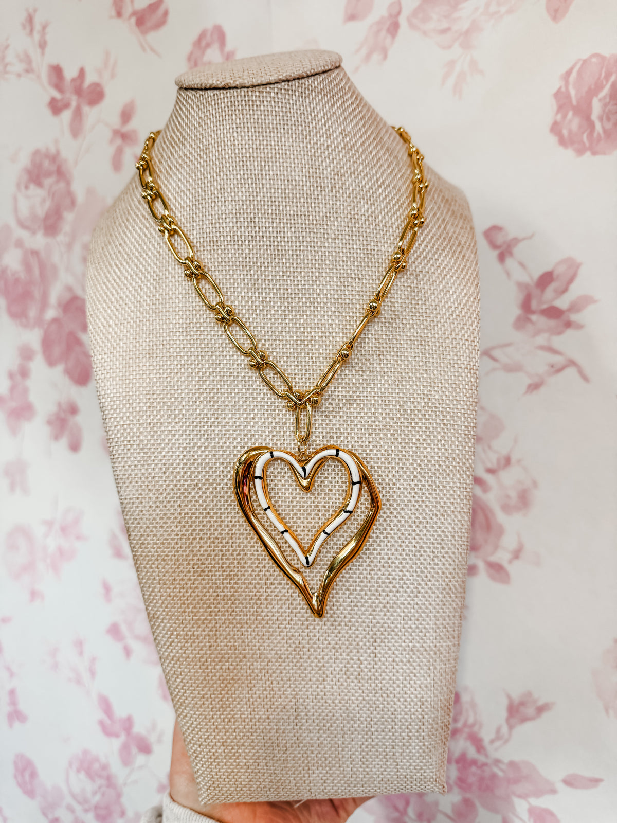 Double Heart Necklace