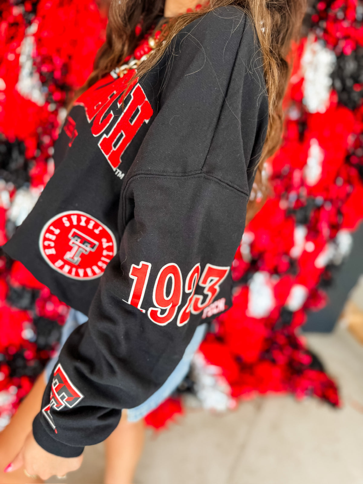 Texas Tech Black Sweater