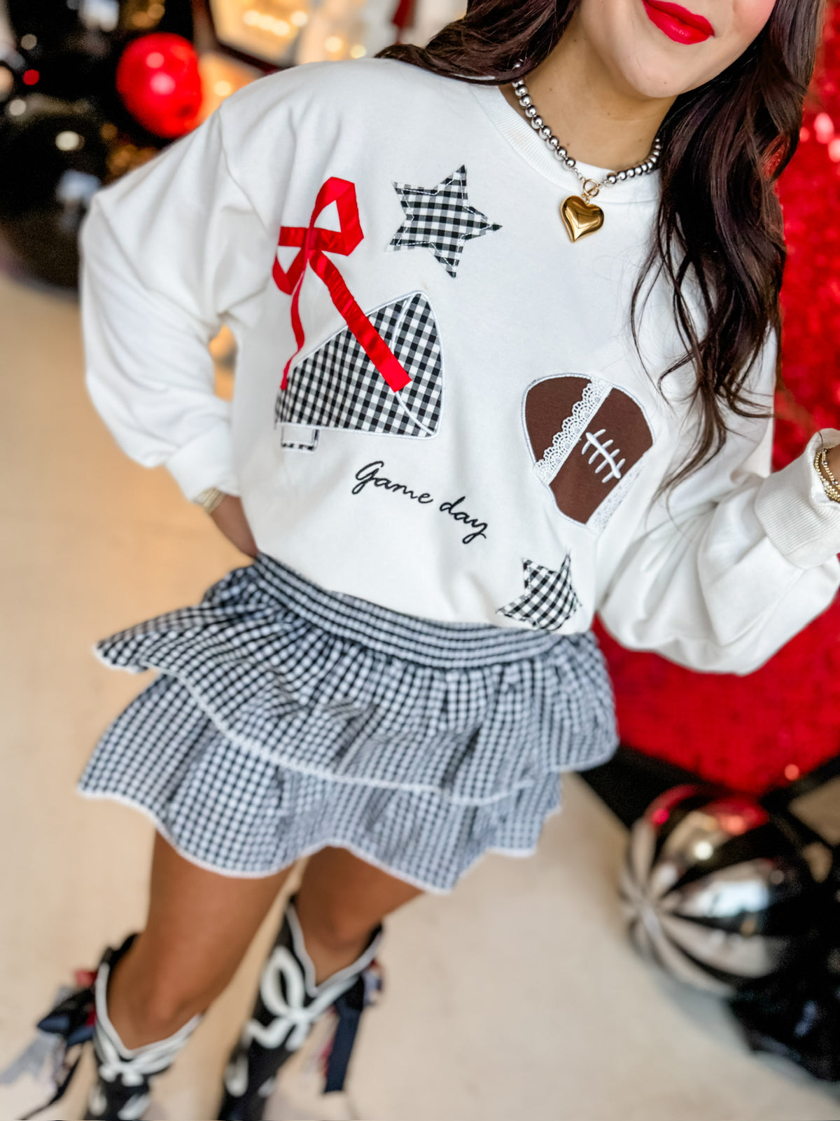 Frills and Field Goals Sweatshirt