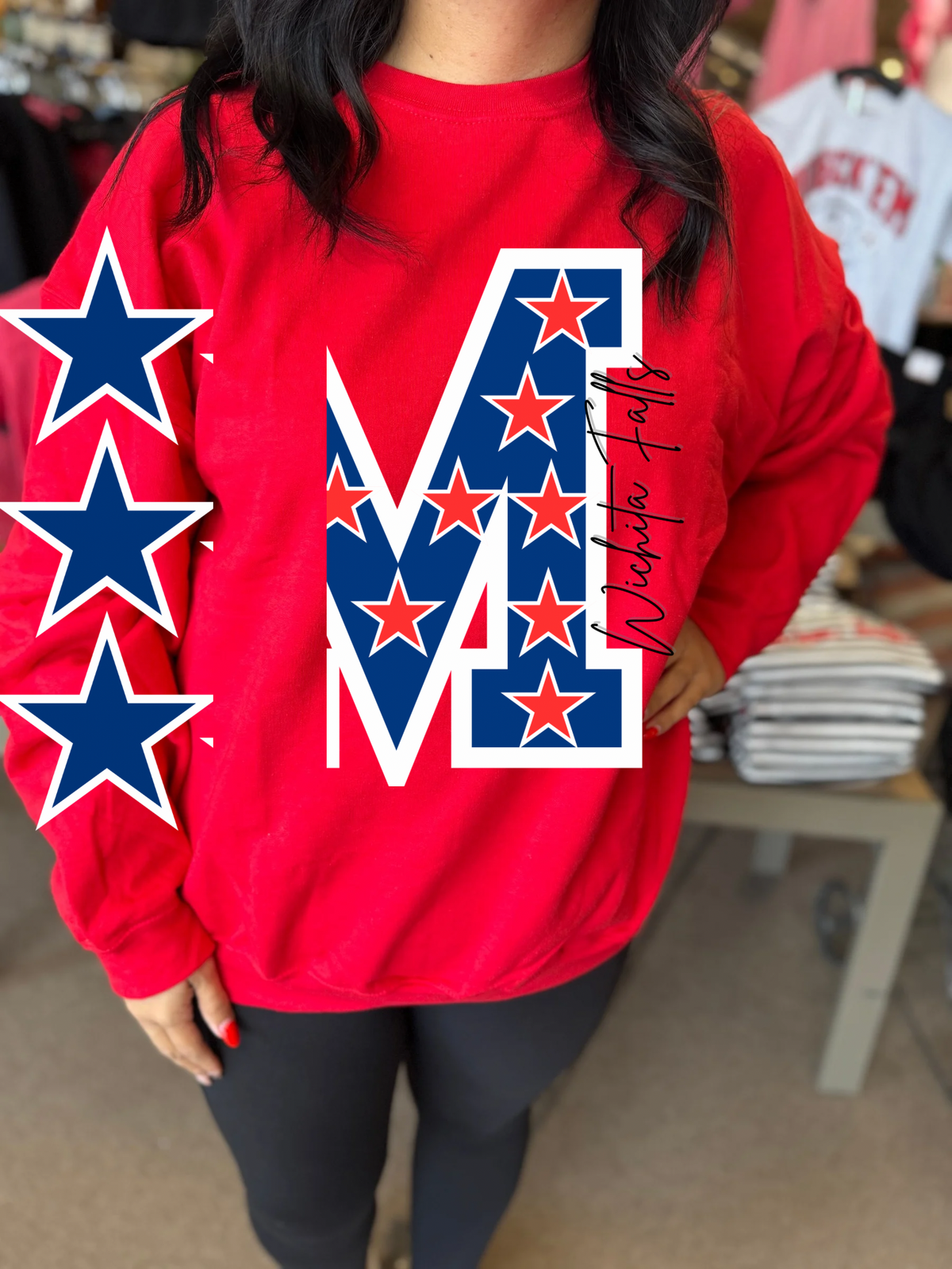 Wichita Falls School Star Sweatshirt PRE-ORDER
