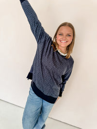 Midnight Cheetah Pullover