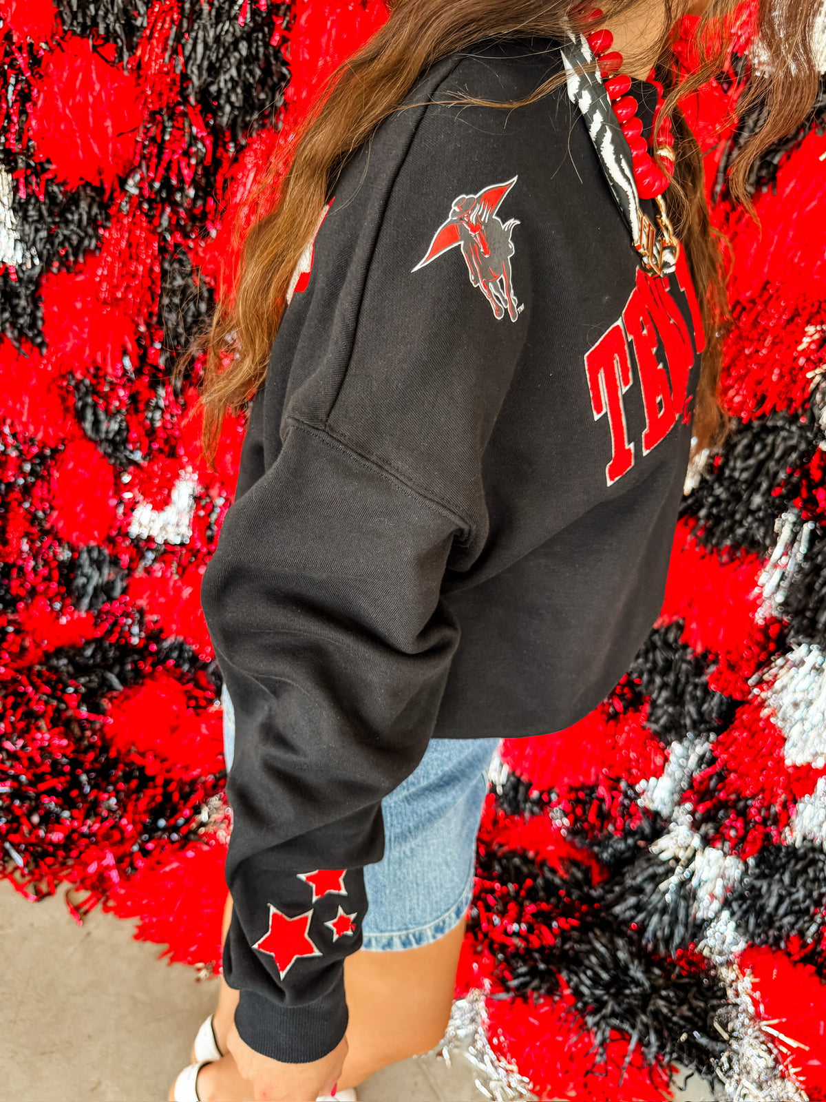 Texas Tech Black Sweater