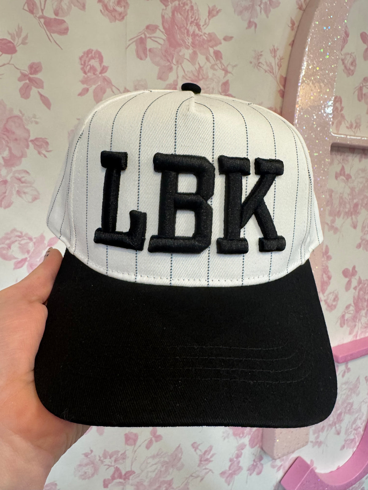 Black LBK Pin Stripe Hat