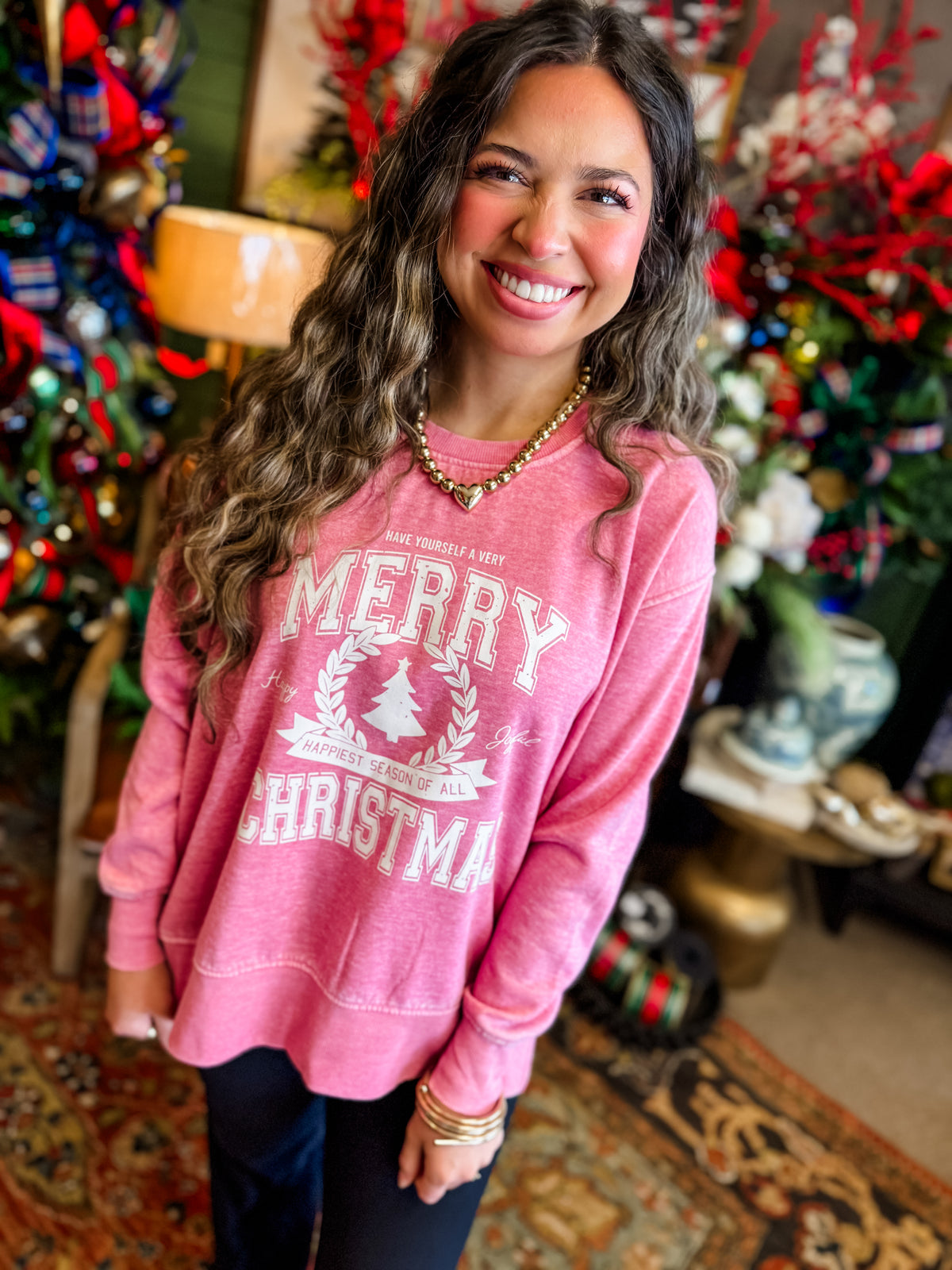 Classy Merry Christmas Sweatshirt